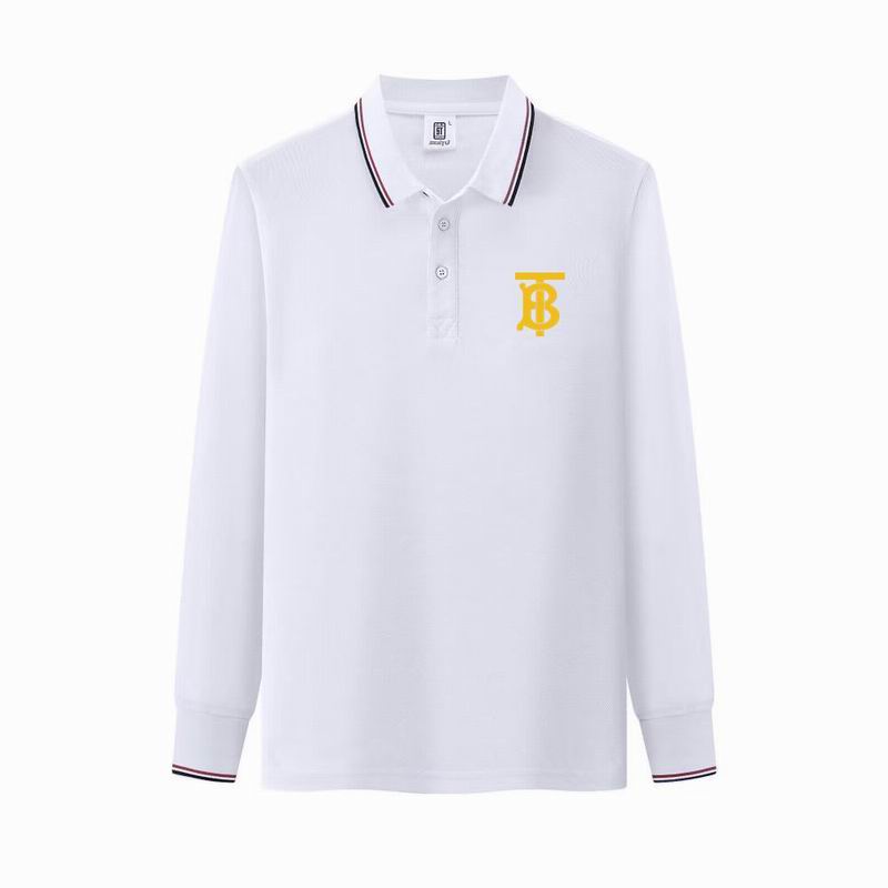 Burberry long-sleeve POLO shirts-B1802P